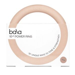 Bala Sand Peach Color Power Ring — 10 lb Fitness Ring Weight